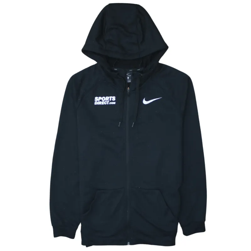 Nike 90's Swoosh Full Zip Up Hoodie Small Black sold by Vintage Club