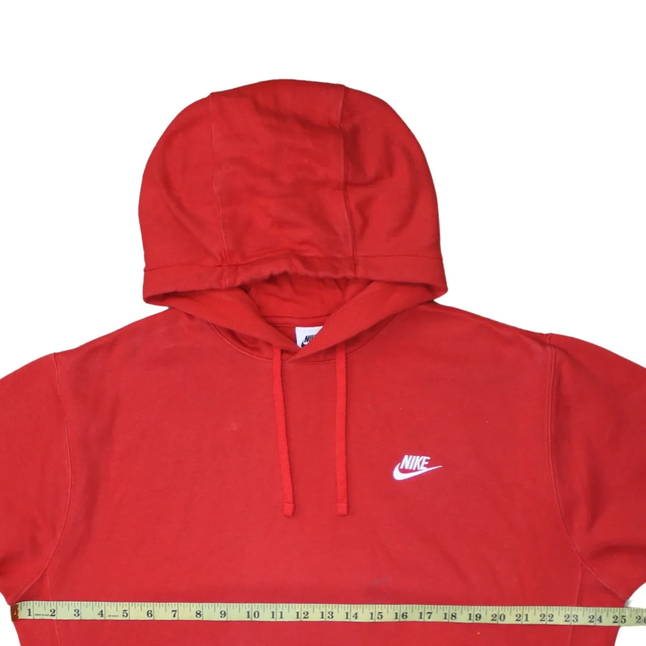Nike 90's Swoosh Pullover Hoodie Medium Red sold by Vintage Club product image thumbnail 5