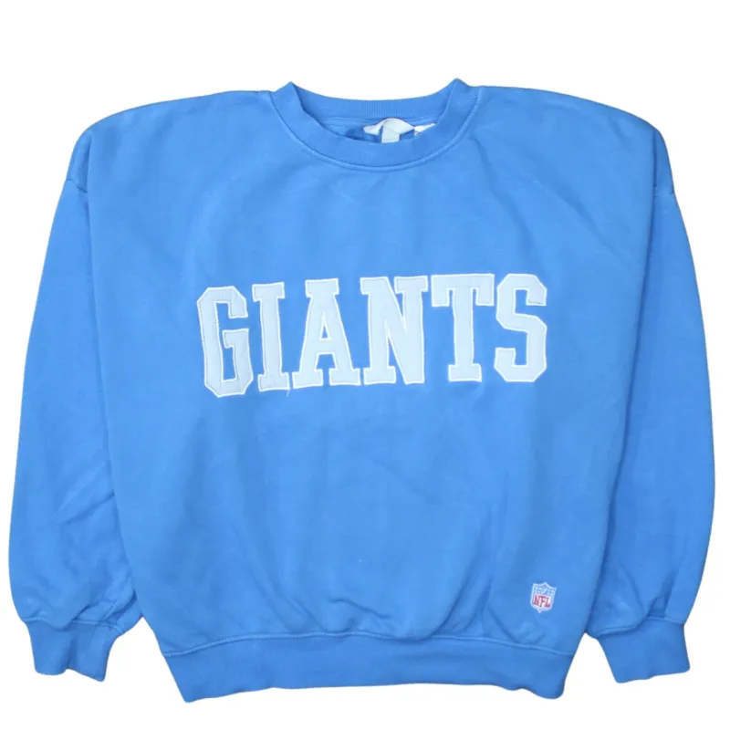 H&M 90's Giants Crew Neck Sweatshirt Medium Blue made by H&M