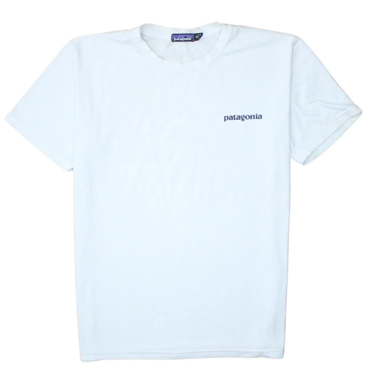 Patagonia 90's Short Sleeves Crew Neck T Shirt XLarge White sold by Vintage Club