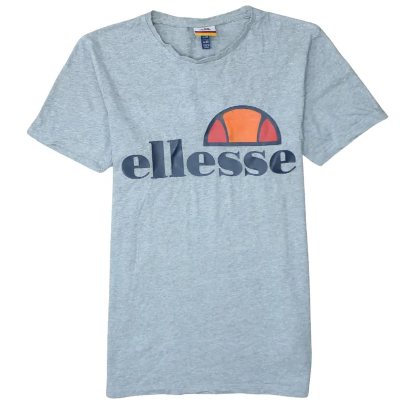 Ellesse 90's Spellout Short Sleeves T Shirt XSmall Grey made by Ellesse
