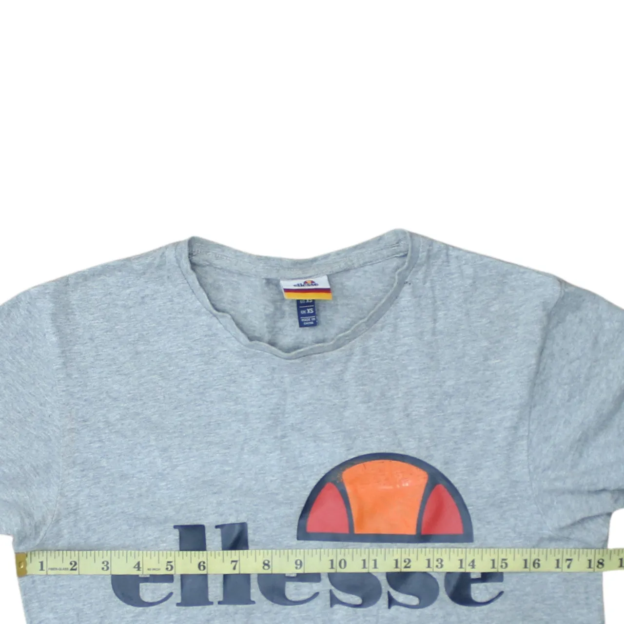 Ellesse 90's Spellout Short Sleeves T Shirt XSmall Grey sold by Vintage Club product image thumbnail 5