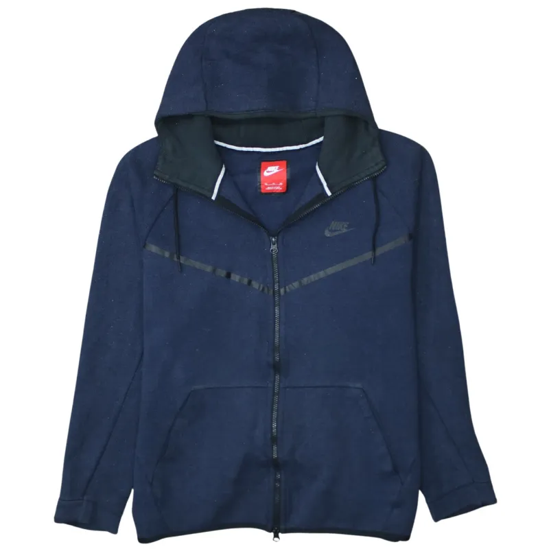 Nike 90's Swoosh Full Zip Up Hoodie XLarge Navy Blue sold by Vintage Club