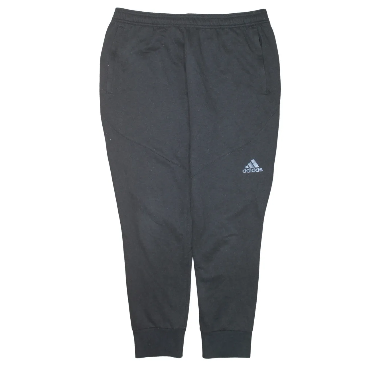 Adidas 90's Rib Cuff Casual Joggers / Sweatpants Large Black sold by Vintage Club