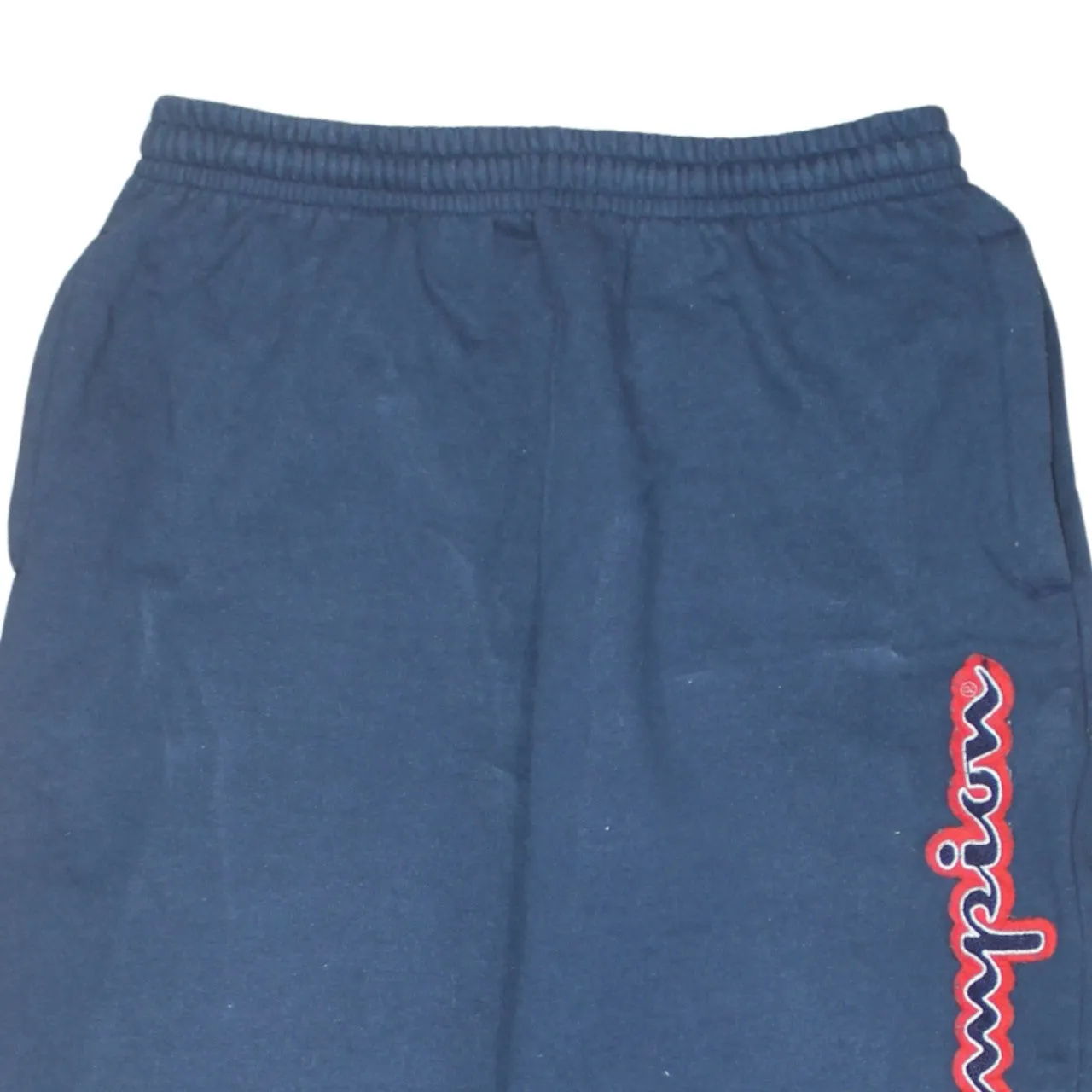 Champion 90's Elasticated Waistband Drawstrings Straight Leg Baggy Joggers / Sweatpants Medium Navy Blue sold by Vintage Club product image thumbnail 3