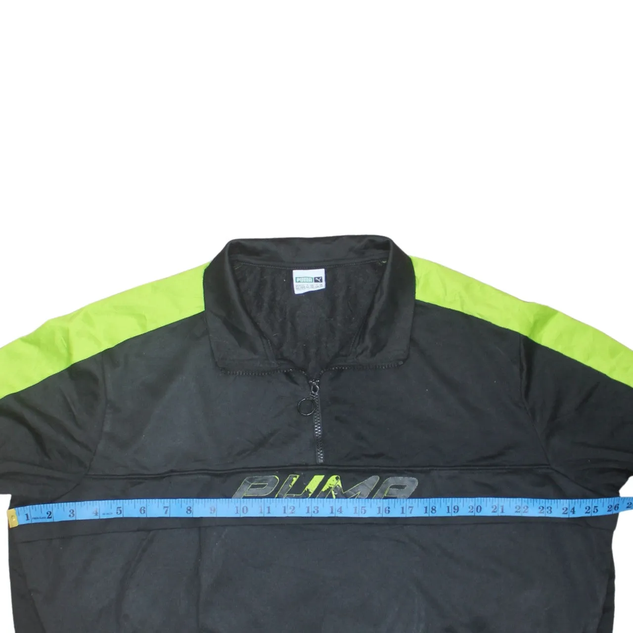 Puma 90's Spellout Quarter Zip Windbreaker XXXLarge (3XL) Black sold by Vintage Club product image thumbnail 5