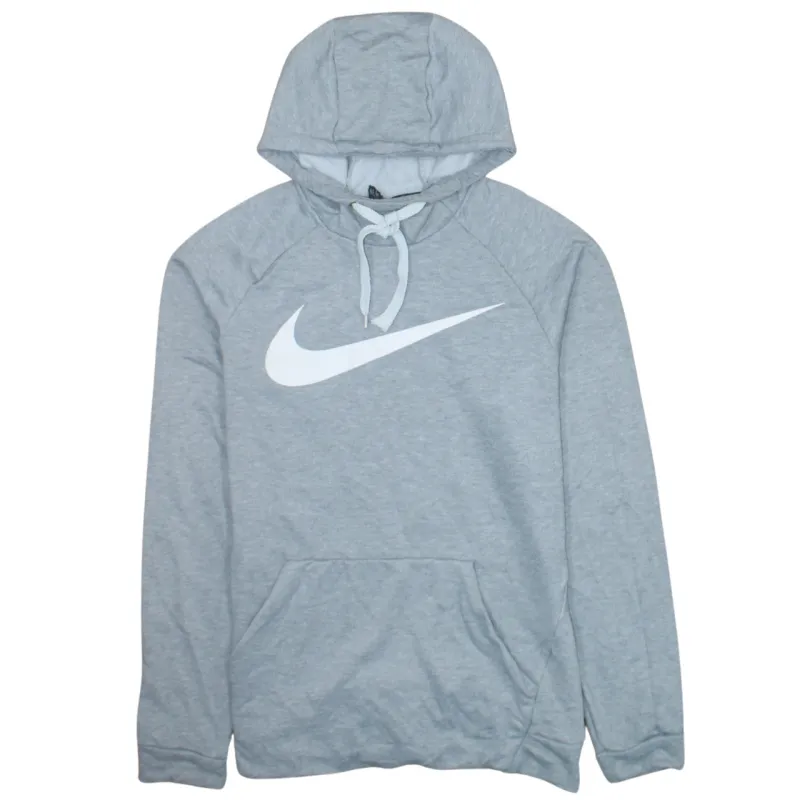 Nike 90's Center Middle Swoosh Pullover Hoodie Medium Grey sold by Vintage Club