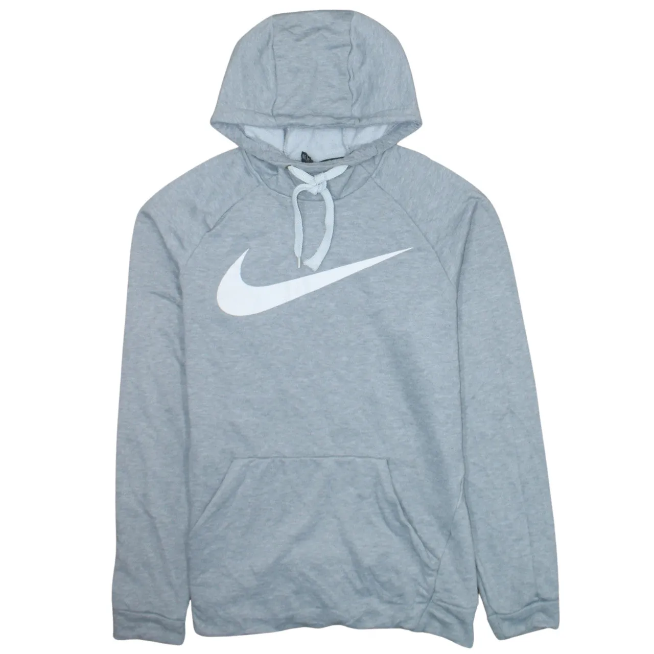 Nike 90's Center Middle Swoosh Pullover Hoodie Medium Grey sold by Vintage Club