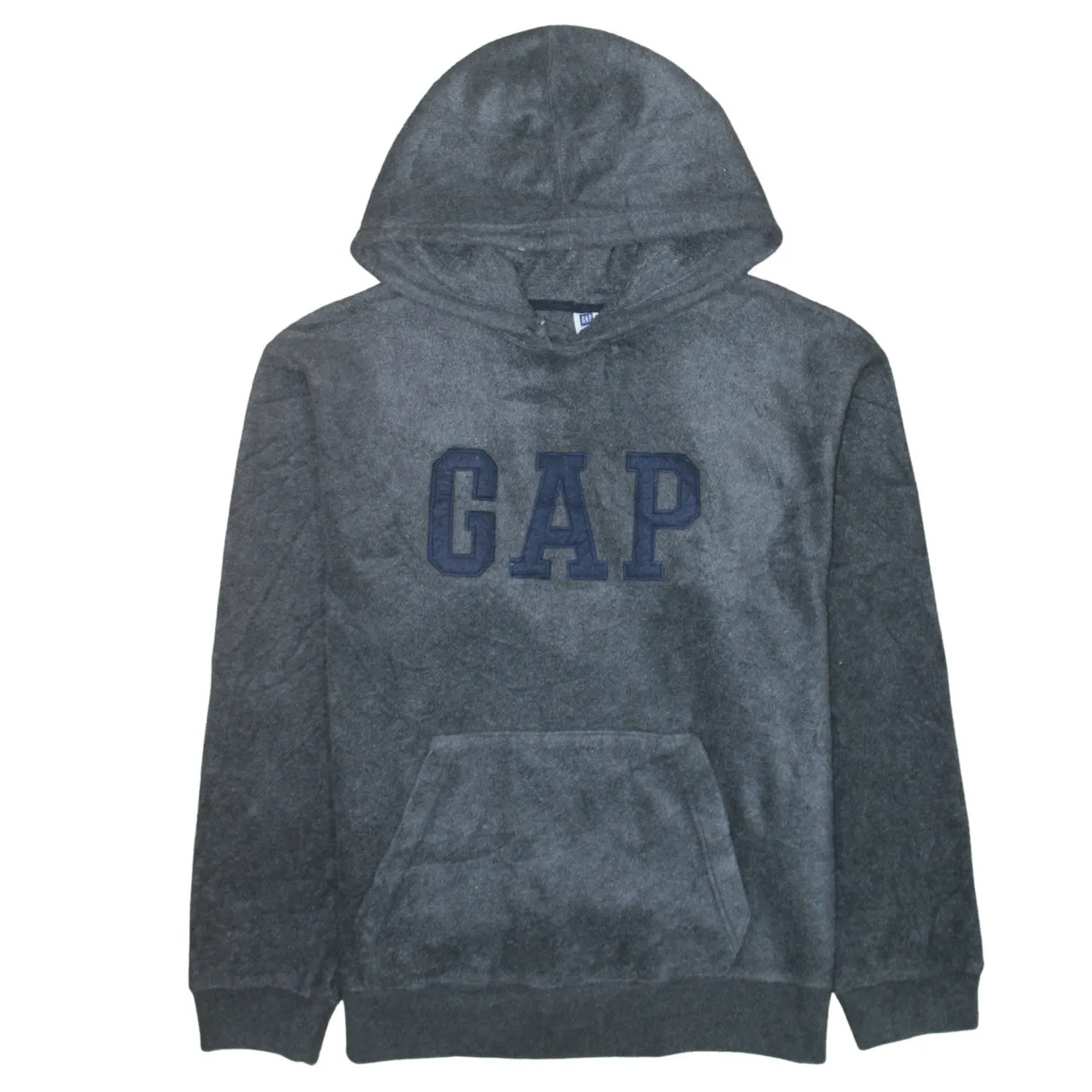 Gap 90's Spellout Pullover Fleece Jumper Medium Grey sold by Vintage Club