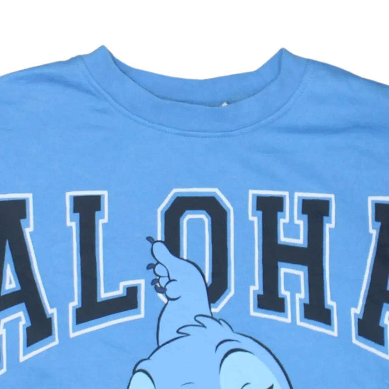 Disney 90's Stitch Crew Neck Sweatshirt Medium Blue sold by Vintage Club product image thumbnail 3