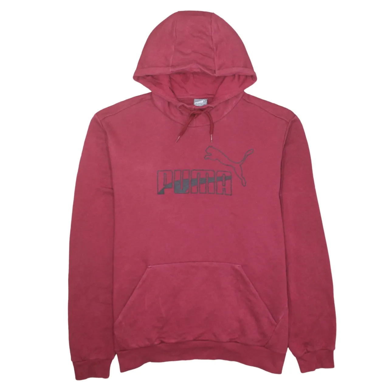Puma 90's Spellout Pullover Hoodie XLarge Red sold by Vintage Club