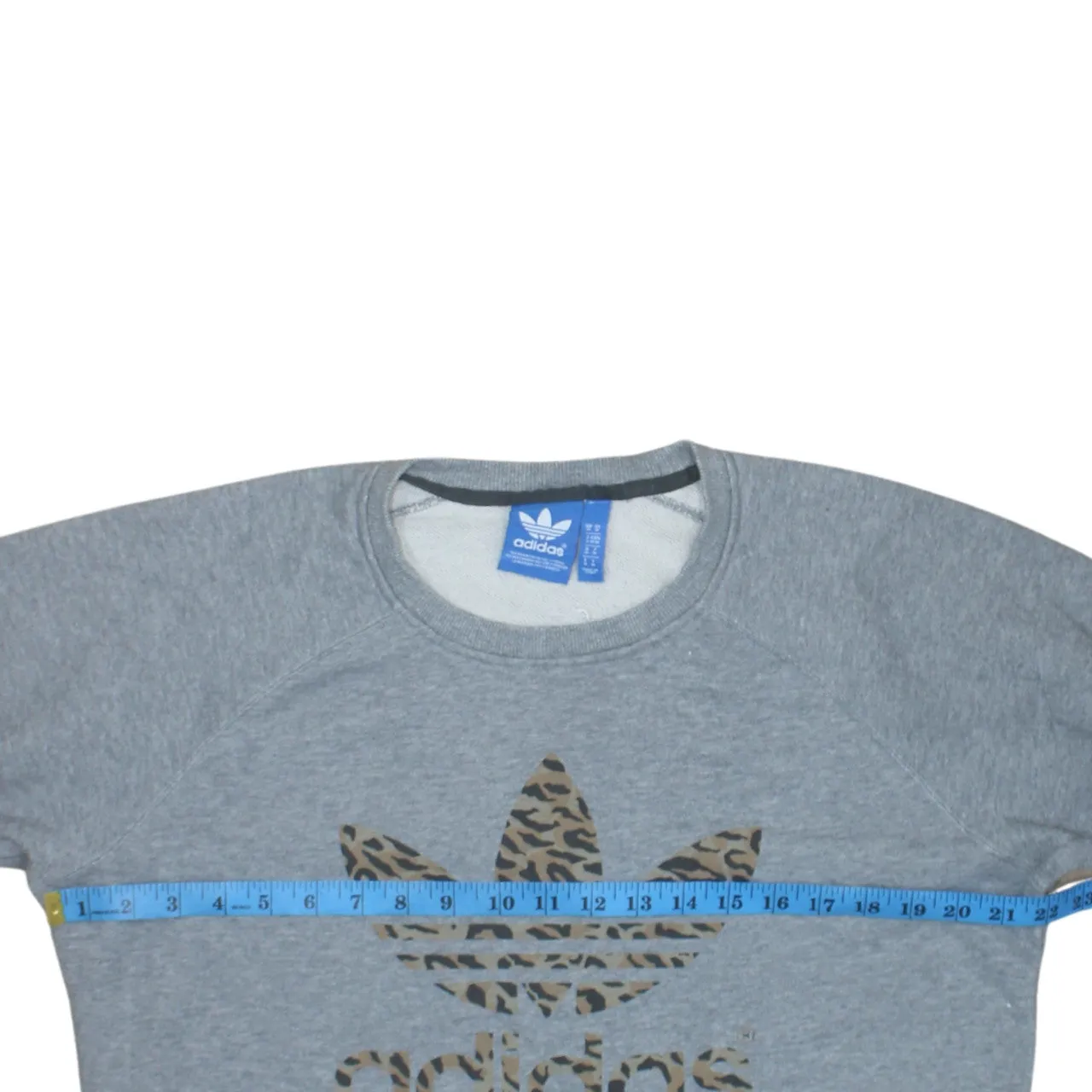 Adidas 90's Spellout Crew Neck Sweatshirt Medium Grey sold by Vintage Club product image thumbnail 5