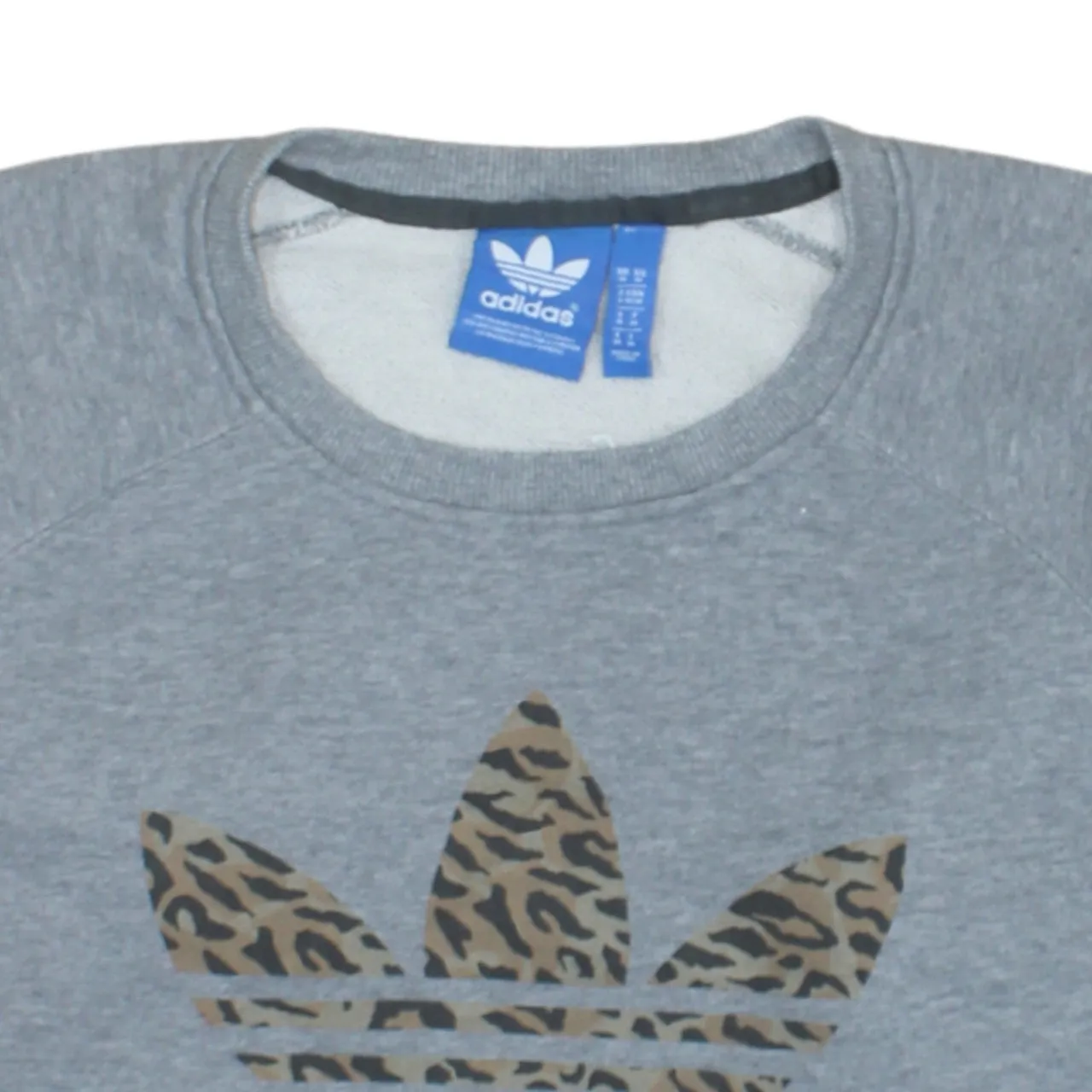 Adidas 90's Spellout Crew Neck Sweatshirt Medium Grey sold by Vintage Club product image thumbnail 3
