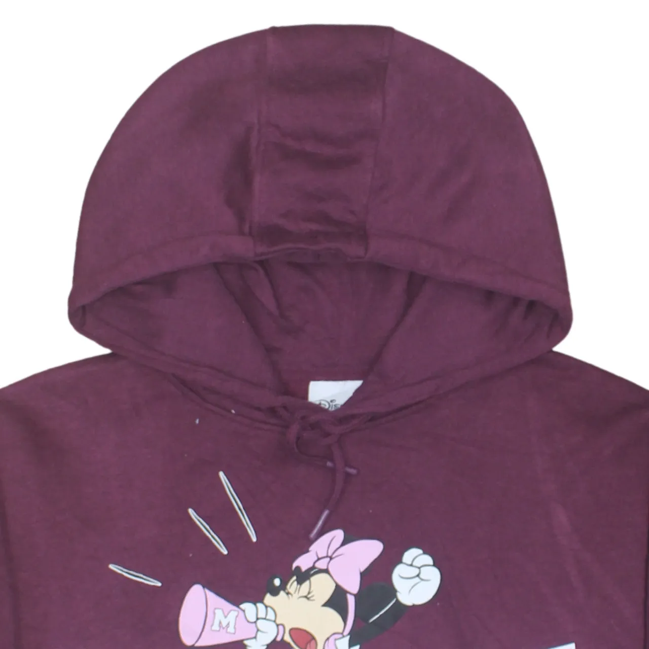 Disney 90's Minnie Mouse Pullover Hoodie Medium Burgundy Red sold by Vintage Club product image thumbnail 3
