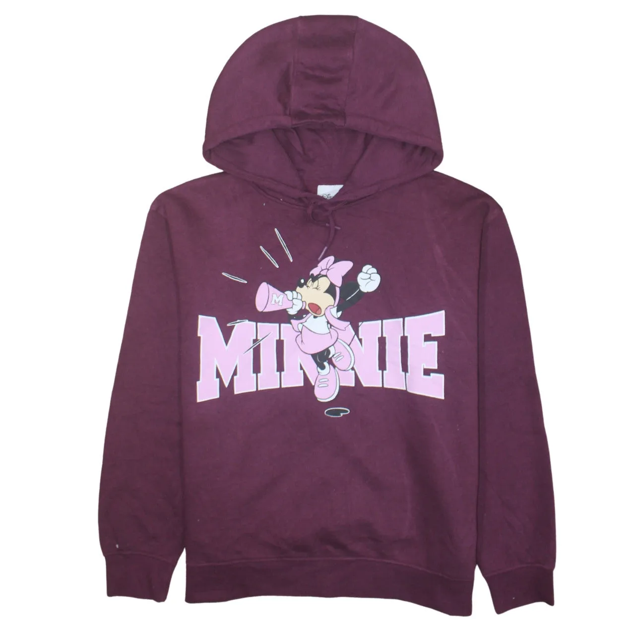 Disney 90's Minnie Mouse Pullover Hoodie Medium Burgundy Red sold by Vintage Club