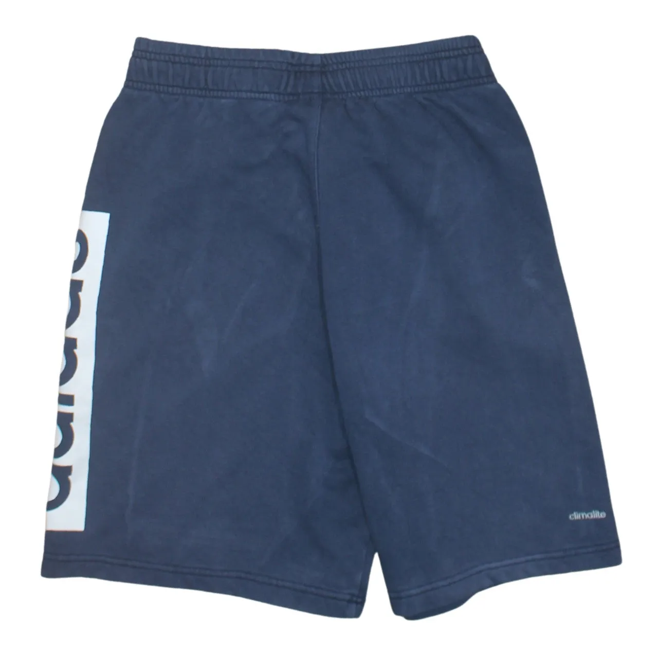 Adidas 90's Elasticated Waistband Drawstrings Baggy Chino Shorts Medium Navy Blue sold by Vintage Club product image thumbnail 2