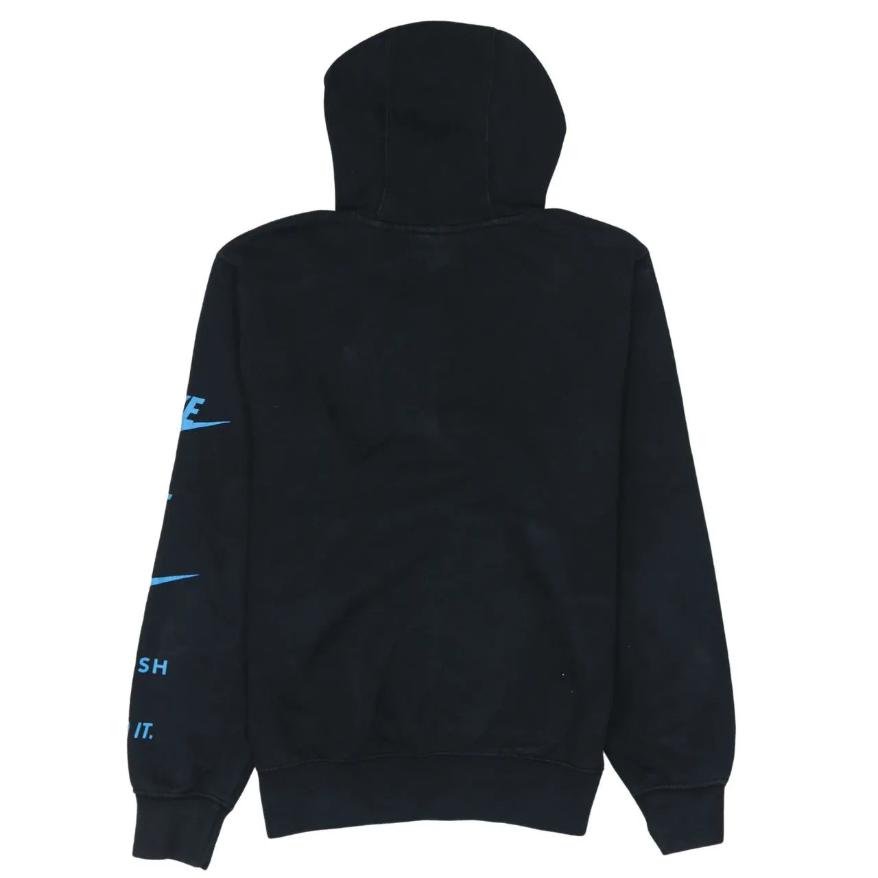 Nike 90's Center Middle Swoosh Pullover Hoodie XSmall Black sold by Vintage Club product image thumbnail 2