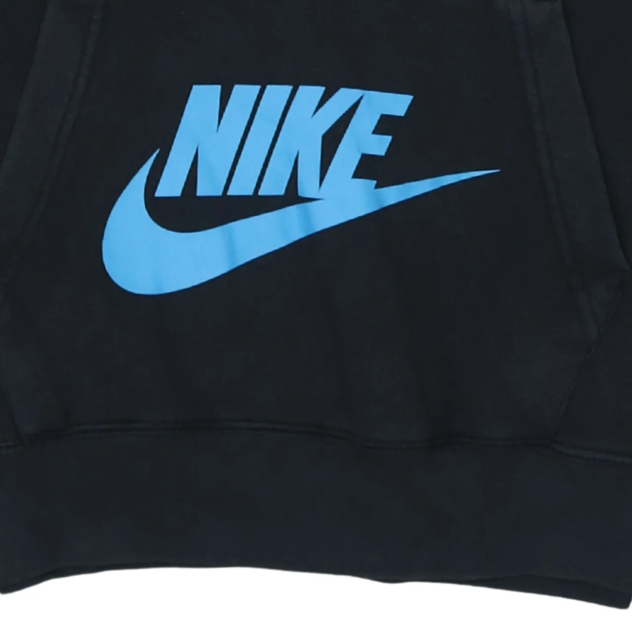 Nike 90's Center Middle Swoosh Pullover Hoodie XSmall Black sold by Vintage Club product image thumbnail 4