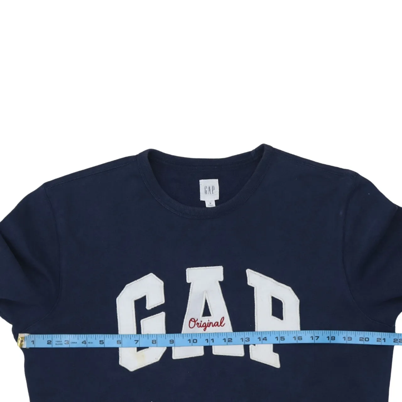 Gap 90's Spellout Crew Neck Sweatshirt Medium Navy Blue sold by Vintage Club product image thumbnail 5