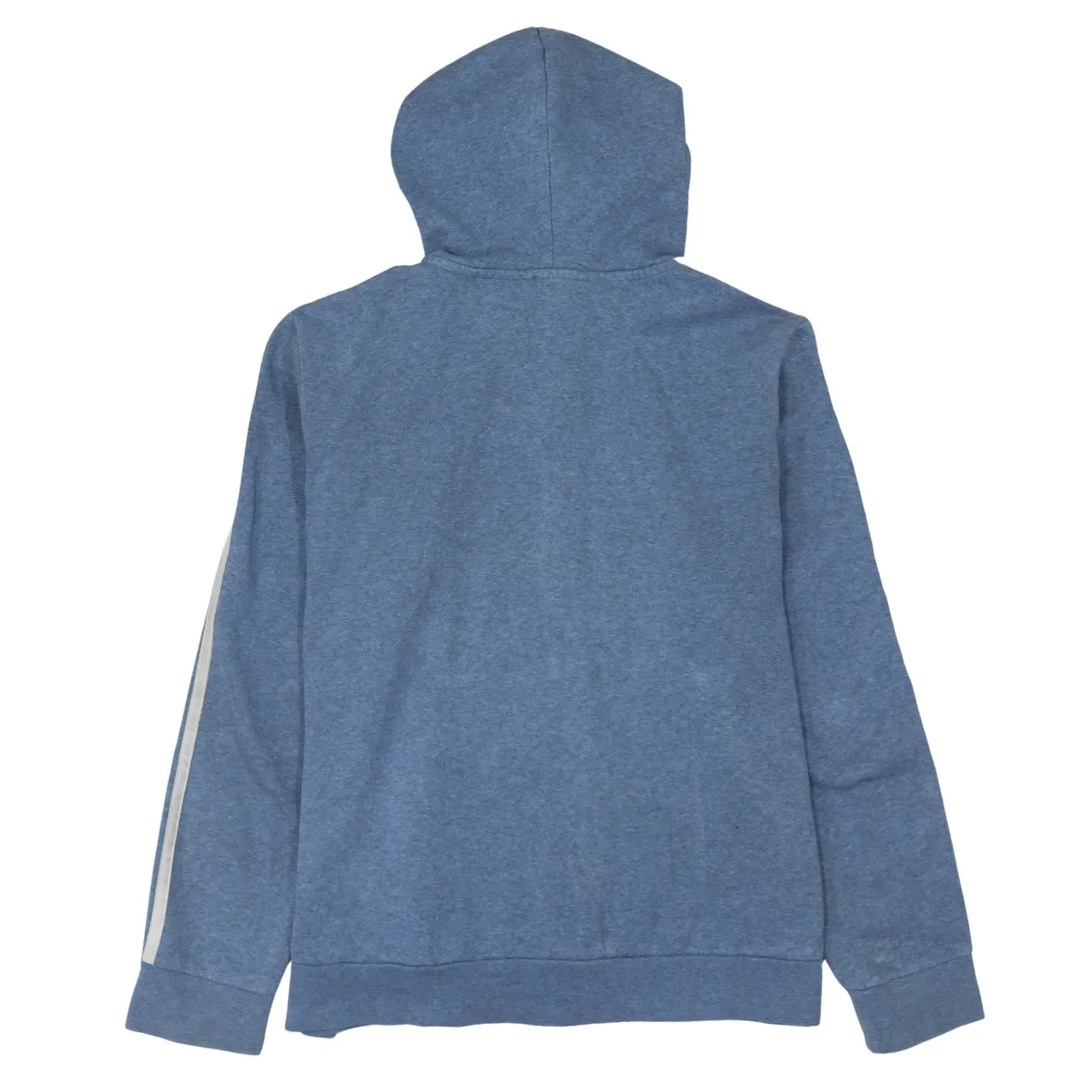 Adidas 90's Striped Sleeve Full Zip Up Hoodie XLarge Blue sold by Vintage Club product image thumbnail 2