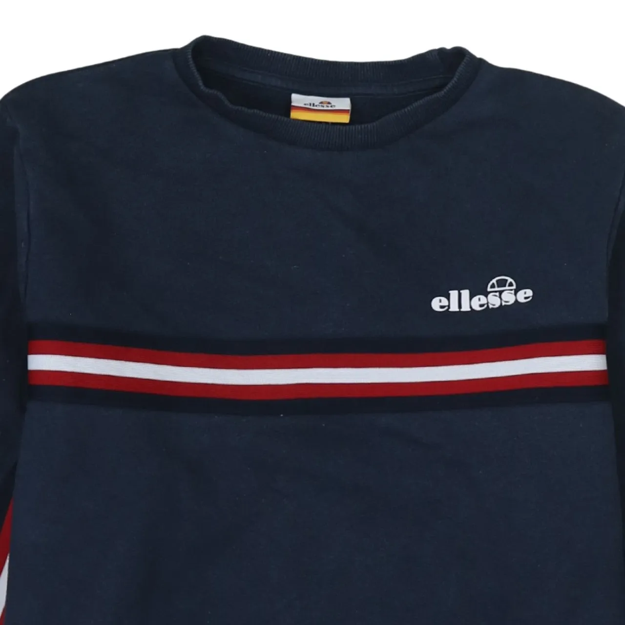 Ellesse 90's Lightweight Crew Neck Sweatshirt XLarge Navy Blue sold by Vintage Club product image thumbnail 3