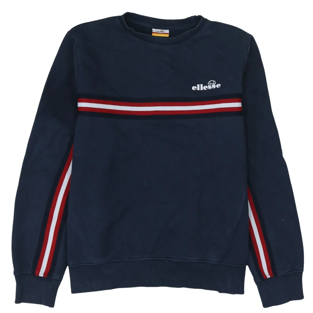 Ellesse 90's Lightweight Crew Neck Sweatshirt XLarge Navy Blue sold by Vintage Club