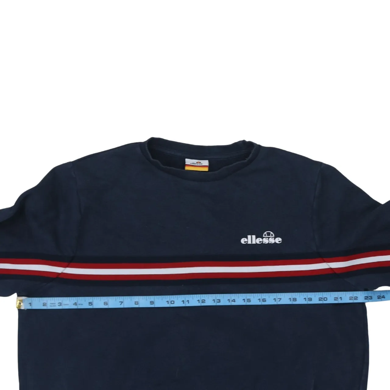 Ellesse 90's Lightweight Crew Neck Sweatshirt XLarge Navy Blue sold by Vintage Club product image thumbnail 5
