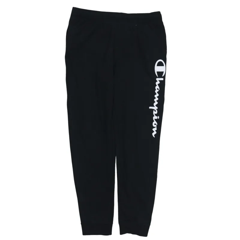 Champion 90's Rib Cuff Casual Joggers / Sweatpants Large Black sold by Vintage Club
