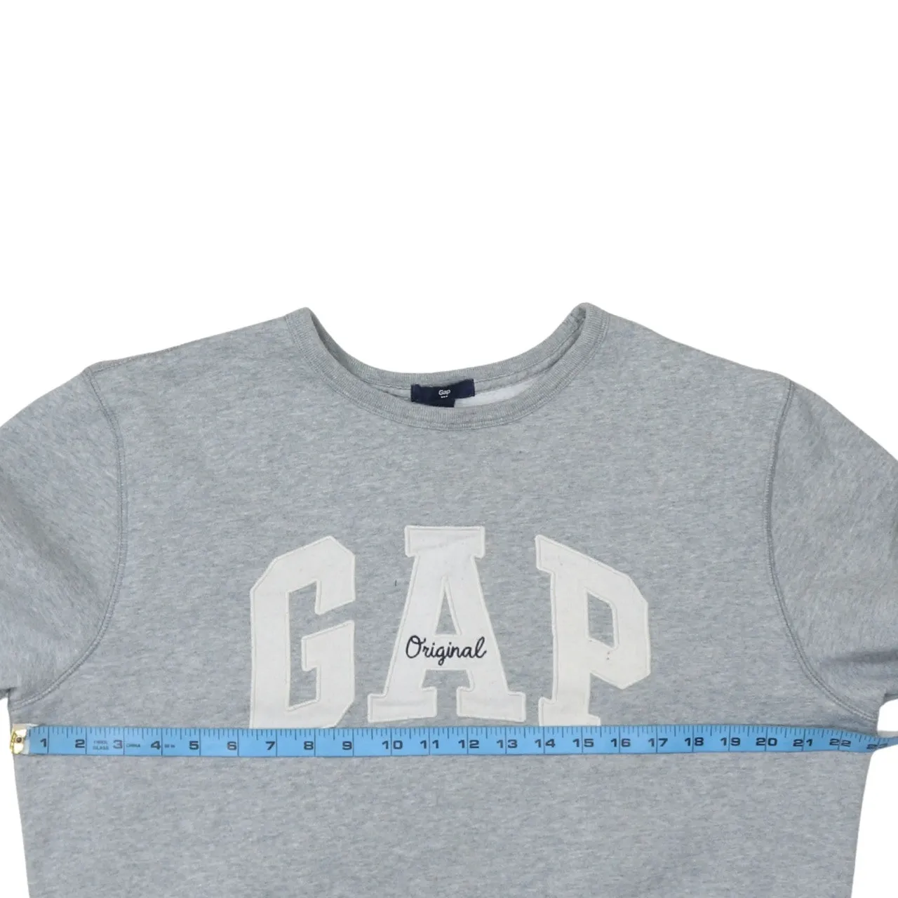 Gap 90's Spellout Crew Neck Sweatshirt Large Grey sold by Vintage Club product image thumbnail 5