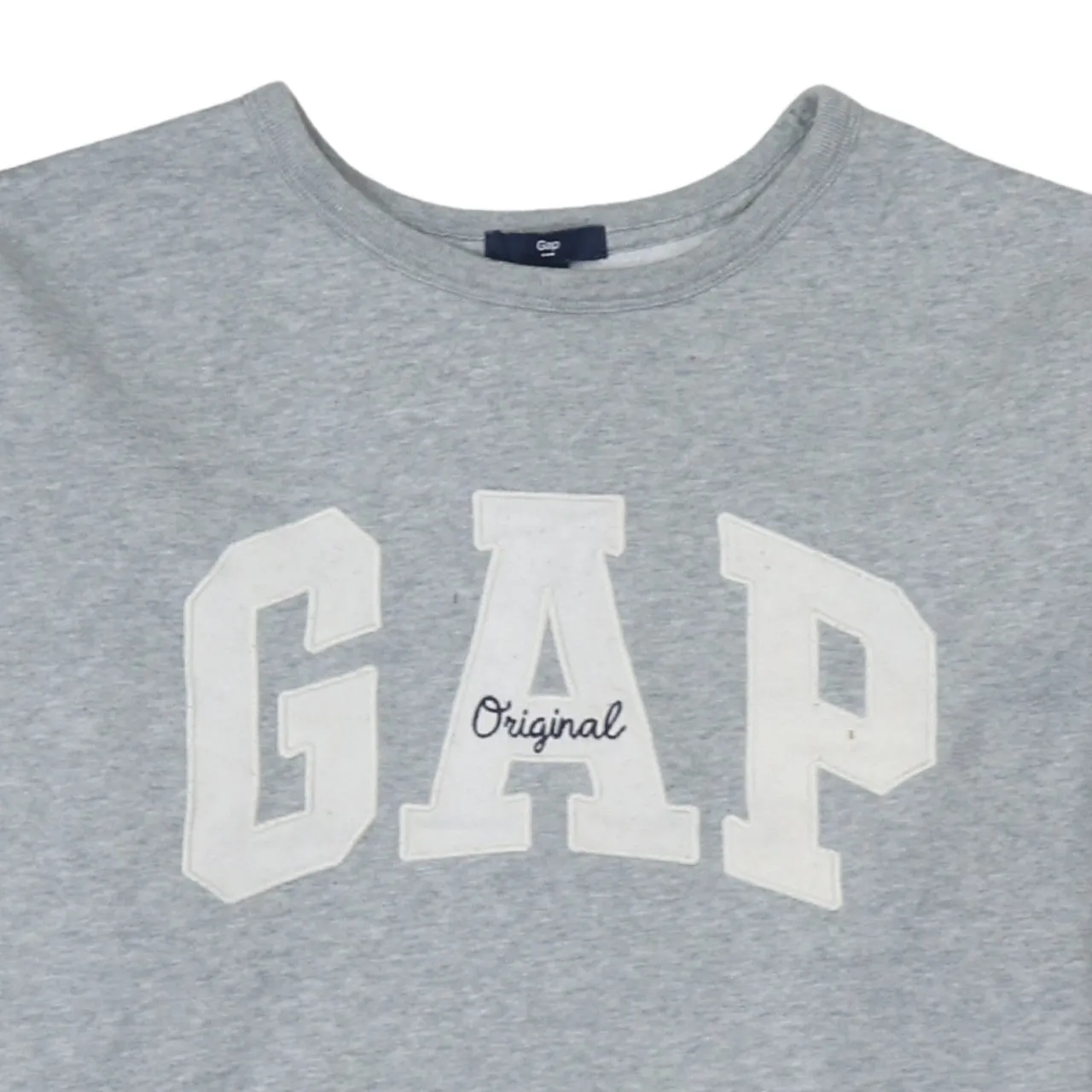 Gap 90's Spellout Crew Neck Sweatshirt Large Grey sold by Vintage Club product image thumbnail 3