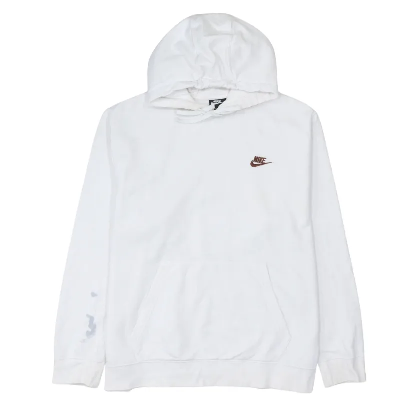 Nike 90's Swoosh Pullover Hoodie XLarge White sold by Vintage Club