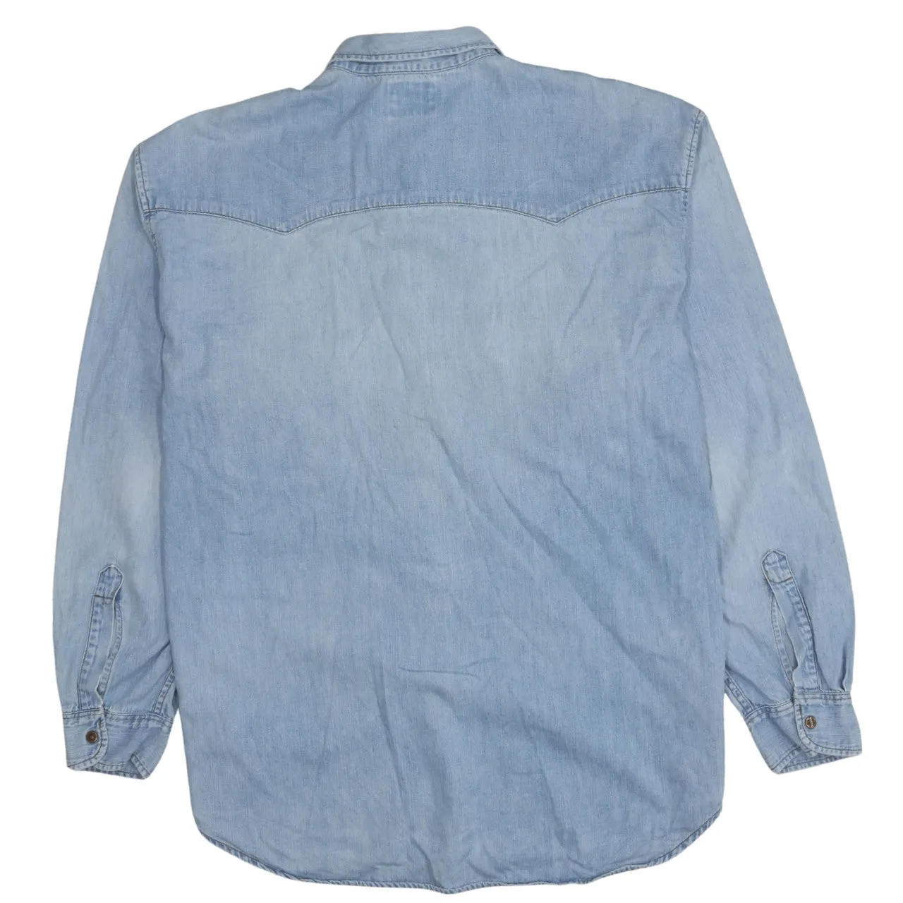 Levi Strauss &Co 90's Long Sleeve Button Up Shirt XLarge Blue sold by Vintage Club product image thumbnail 2