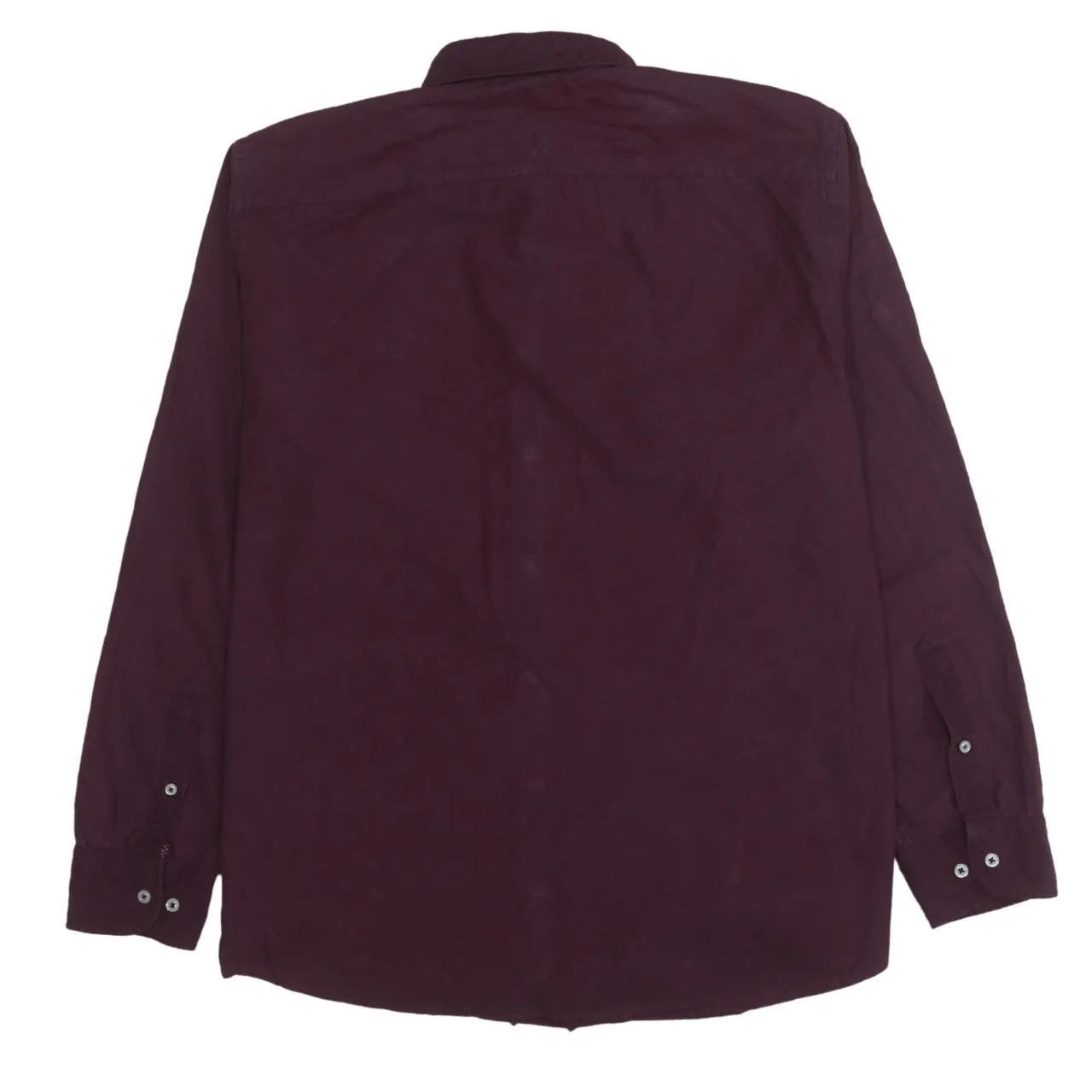 Tommy Hilfiger 90's Long Sleeve Button Up Shirt XXLarge (2XL) Burgundy Red sold by Vintage Club product image thumbnail 2