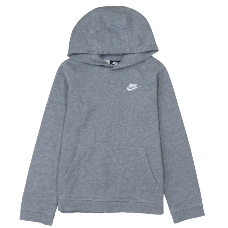 Nike 90's Swoosh Pullover Hoodie Large Grey sold by Vintage Club