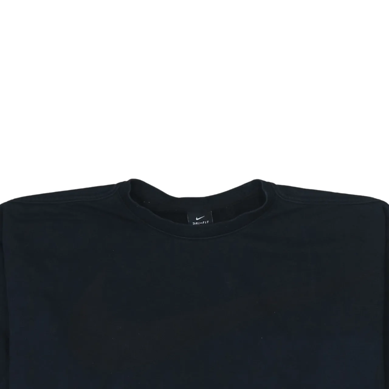 Nike 90's Plain Crew Neck Sweatshirt Medium Black sold by Vintage Club product image thumbnail 3