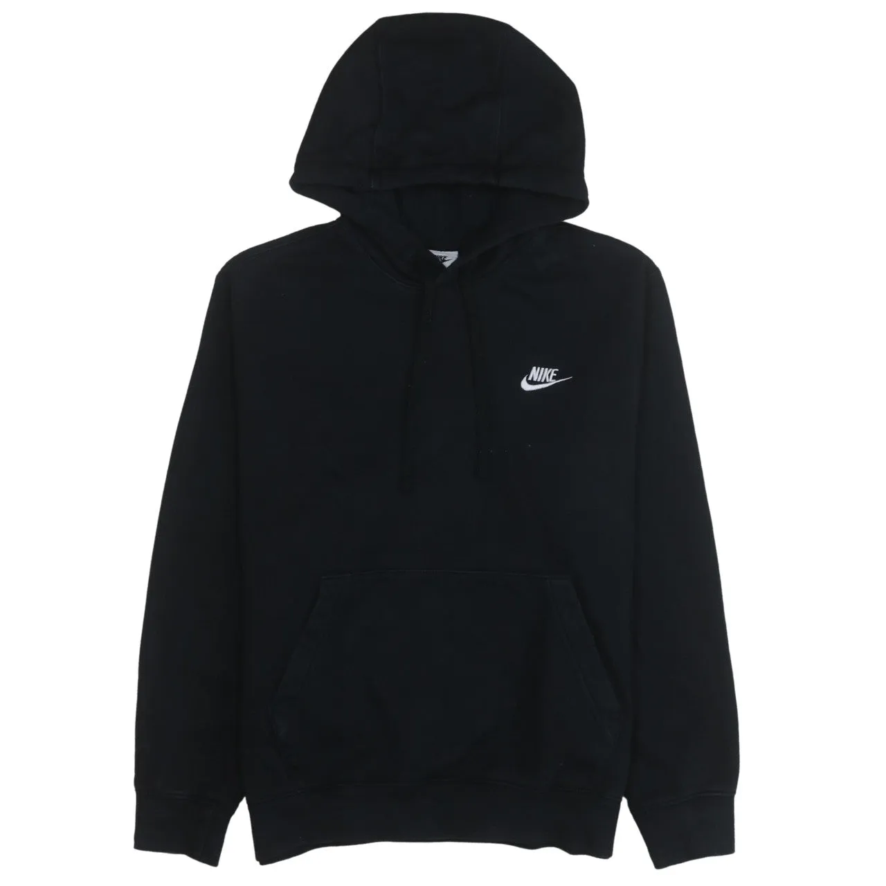 Nike 90's Swoosh Pullover Hoodie Medium Black sold by Vintage Club