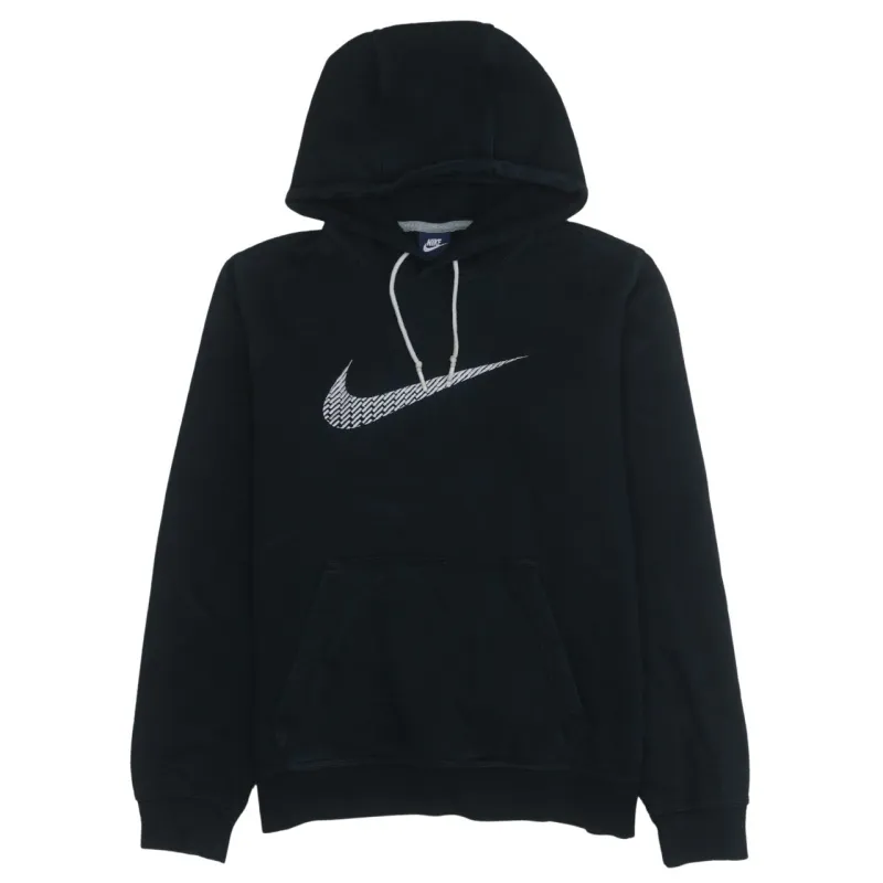 Nike 90's Center Middle Swoosh Pullover Hoodie Medium Black sold by Vintage Club