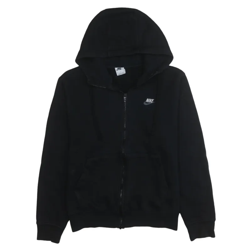 Nike 90's Swoosh Full Zip Up Hoodie Small Black sold by Vintage Club