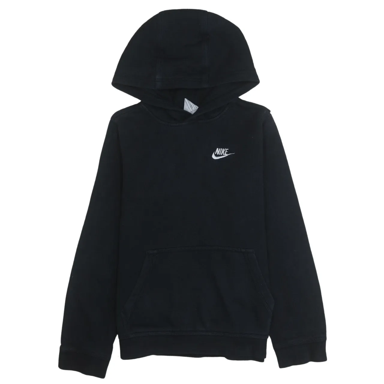 Nike 90's Swoosh Pullover Hoodie Large Black sold by Vintage Club