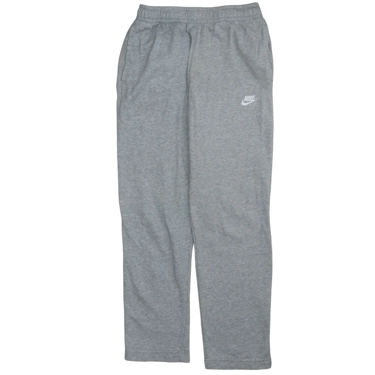 Nike 90's Swoosh Straight Leg Baggy Trousers / Pants Small Grey sold by Vintage Club