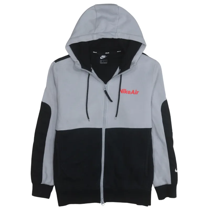 Nike 90's Swoosh Full Zip Up Hoodie Large Black sold by Vintage Club