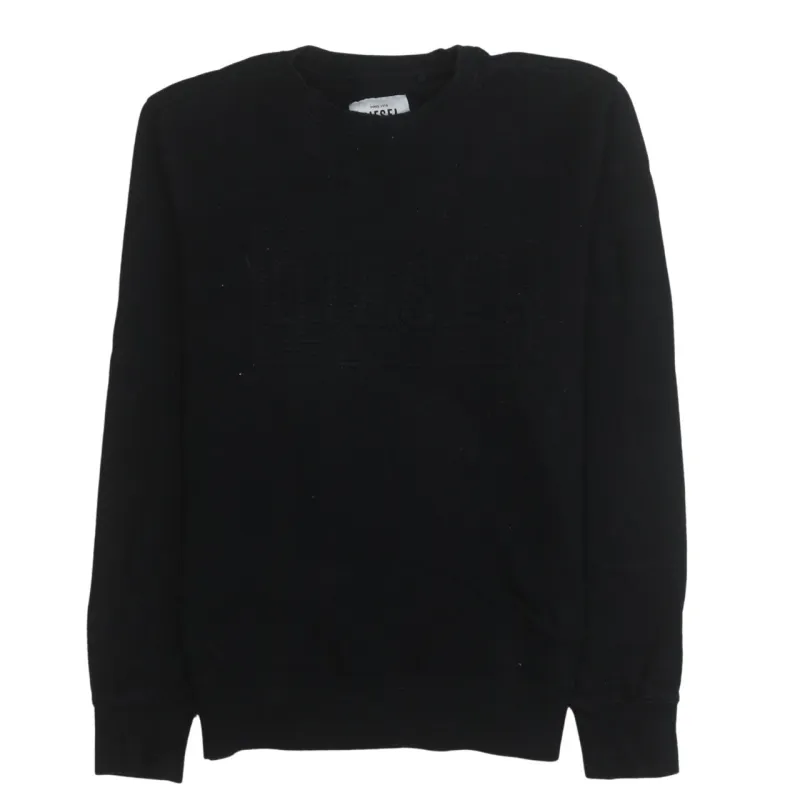 Diesel 90's Lightweight Crew Neck Sweatshirt Small Black made by Diesel