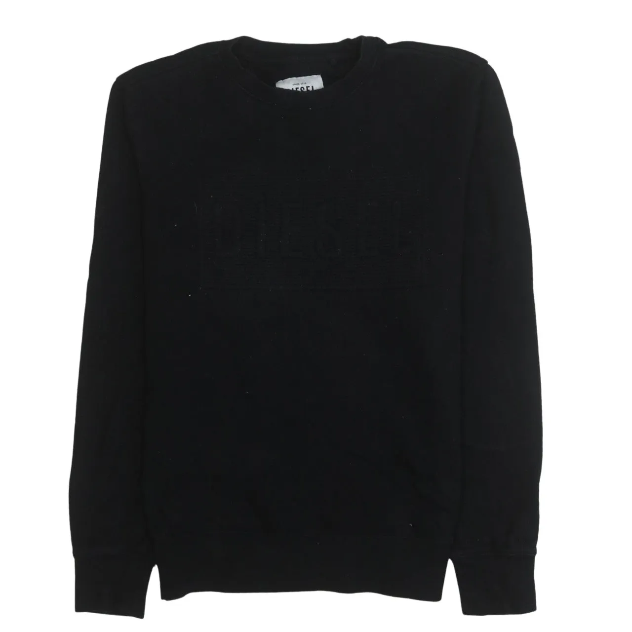 Diesel 90's Lightweight Crew Neck Sweatshirt Small Black sold by Vintage Club