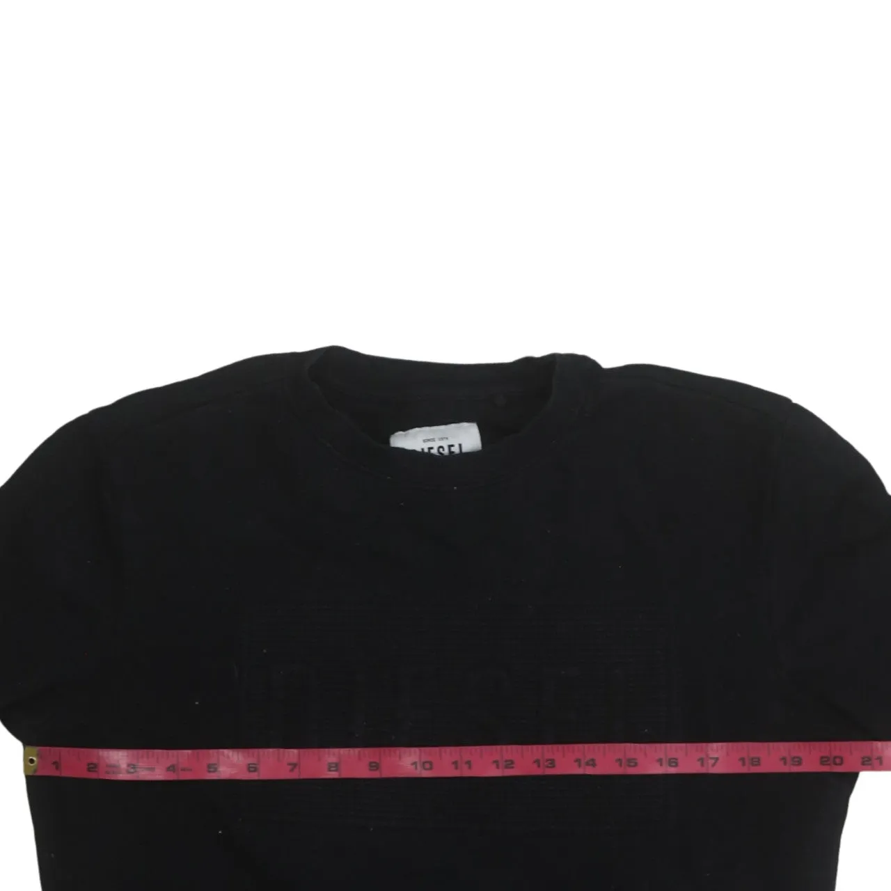 Diesel 90's Lightweight Crew Neck Sweatshirt Small Black sold by Vintage Club product image thumbnail 5