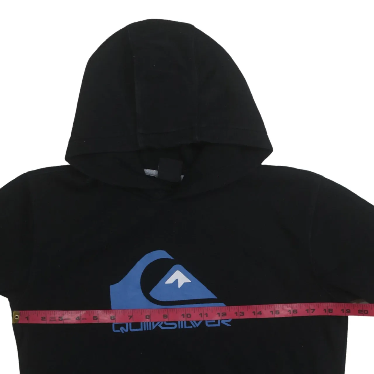 QuikSilver 90's Spellout Pullover Hoodie Large Black sold by Vintage Club product image thumbnail 5