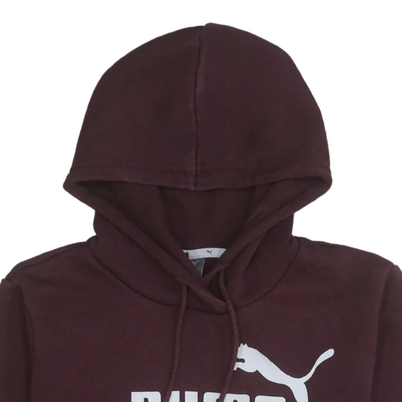 Puma 90's Spellout Pullover Hoodie Medium Burgundy Red sold by Vintage Club product image thumbnail 3