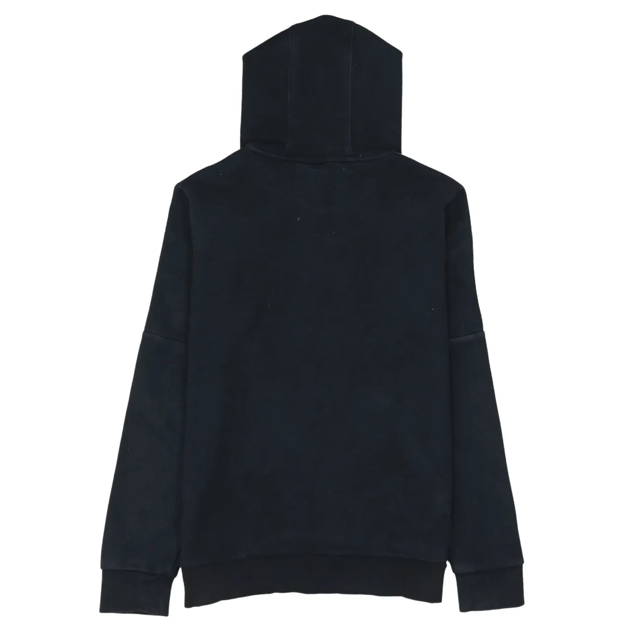 Adidas 90's Striped Sleeve Pullover Hoodie Large Black sold by Vintage Club product image thumbnail 2