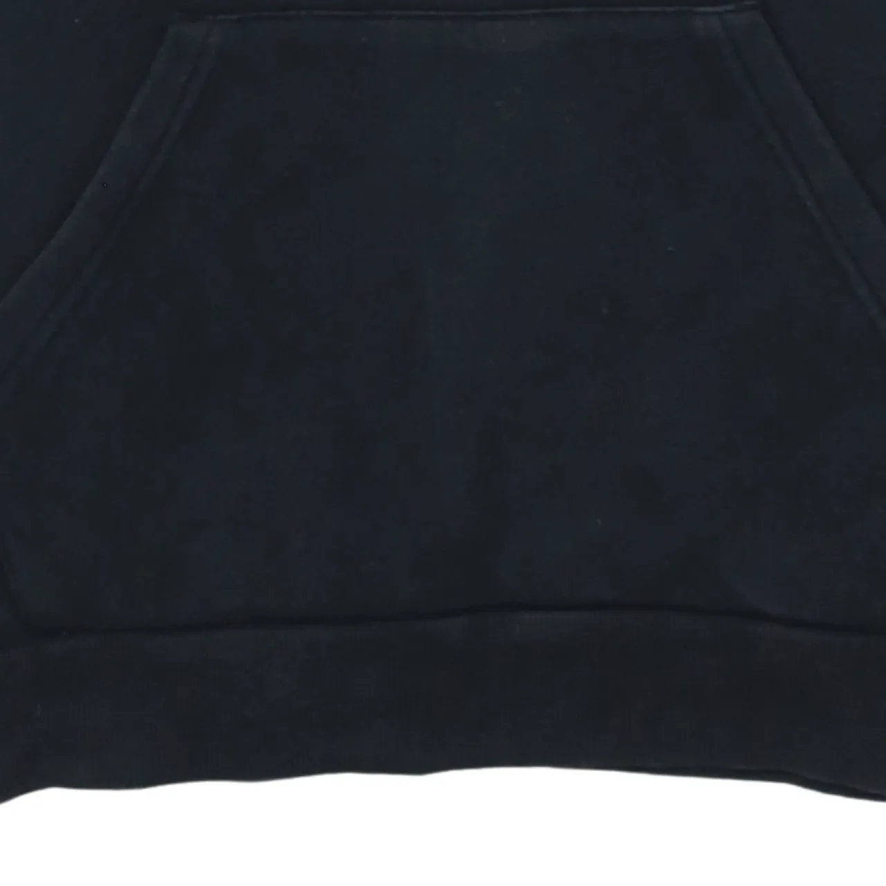 Adidas 90's Striped Sleeve Pullover Hoodie Large Black sold by Vintage Club product image thumbnail 4