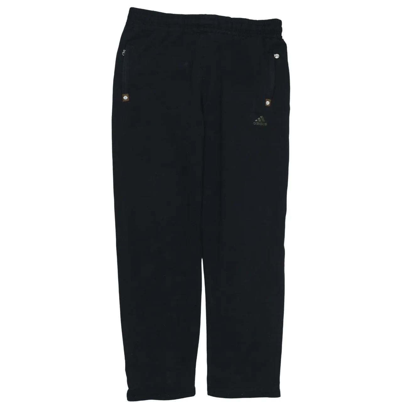 Adidas 90's Lightweight Straight Leg Baggy Trousers / Pants Large Black sold by Vintage Club
