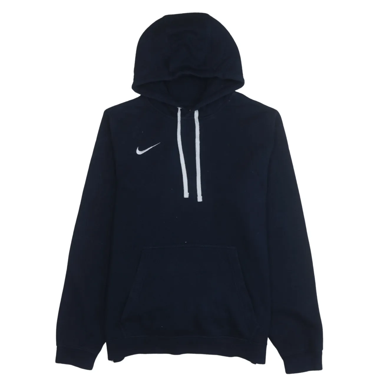 Nike 90's Swoosh Pullover Hoodie Medium Navy Blue sold by Vintage Club